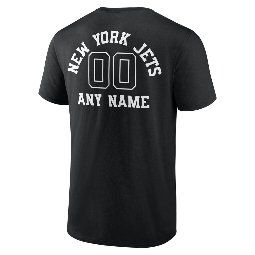 Personalized Name & Number Monochrome T-Shirt - New York Jets T-shirts