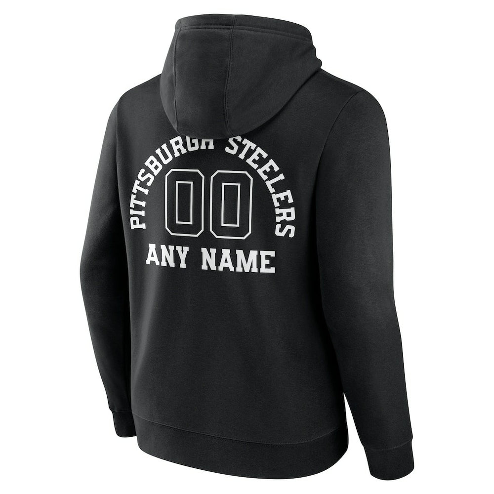 Personalized Name & Number Pullover Hoodie - Pittsburgh Steelers Hoodies