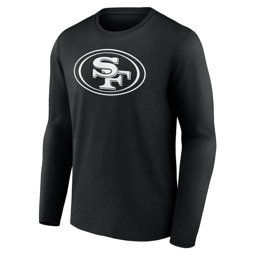 Personalized Name & Number Monochrome Long Sleeve T-Shirt - San Francisco 49ers T-shirts
