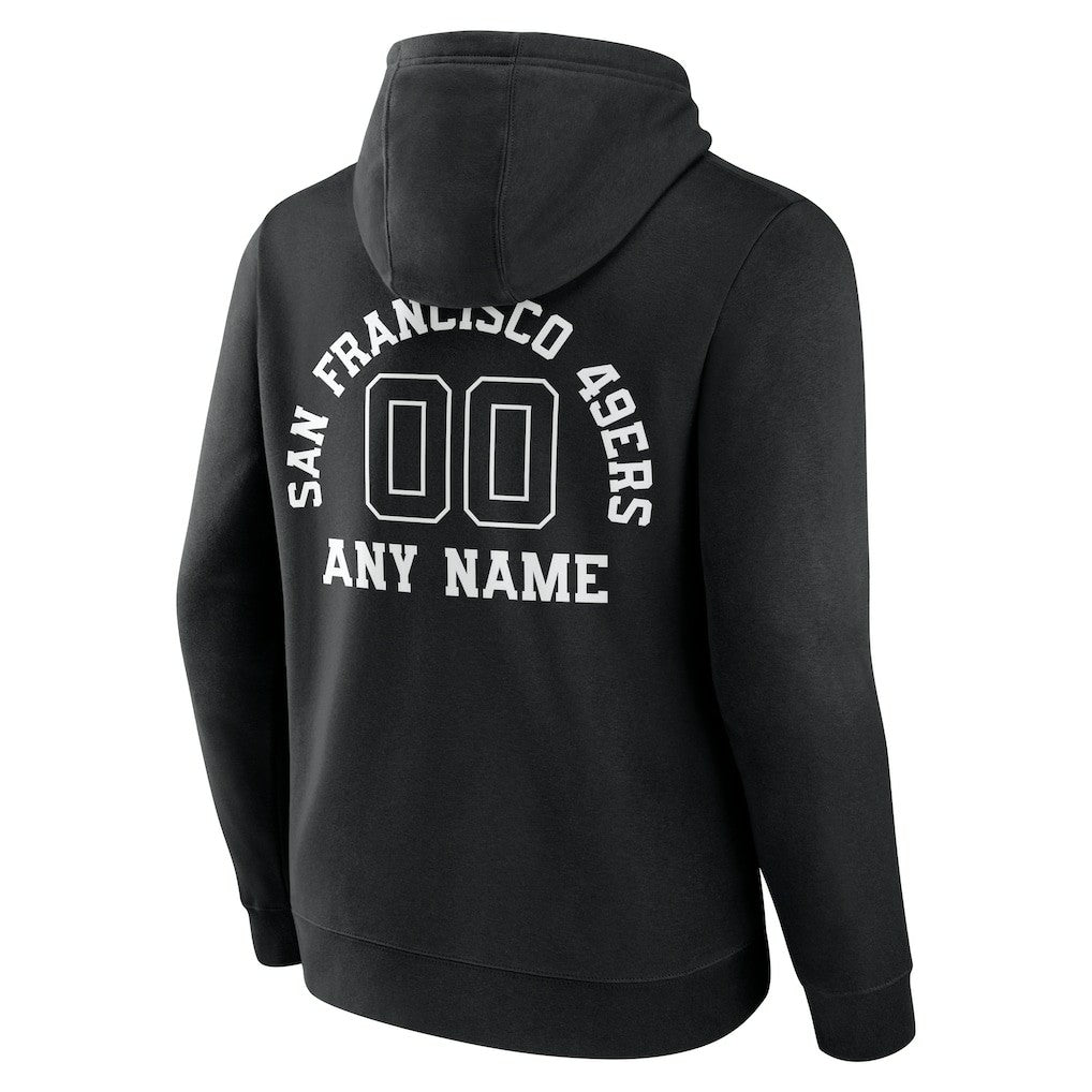 Personalized Name & Number Pullover Hoodie - San Francisco 49ers Hoodies