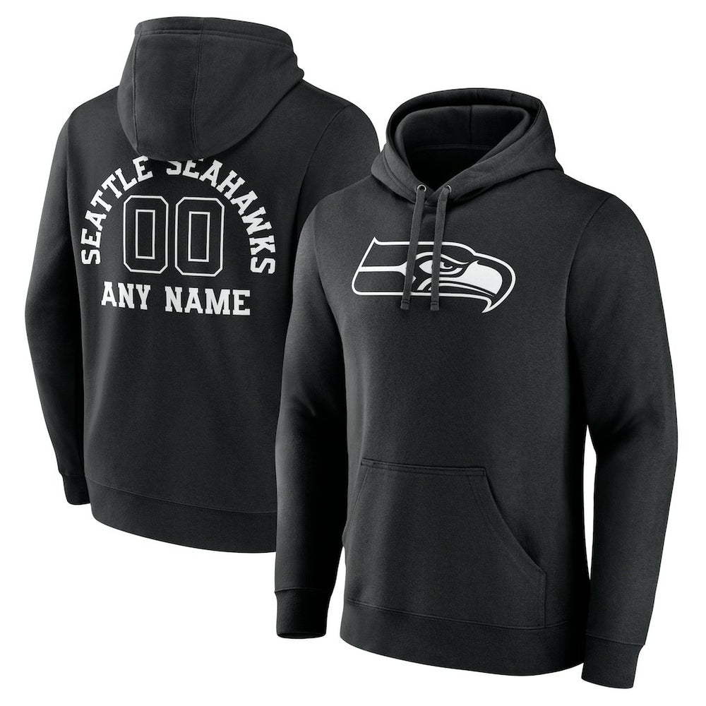 Personalized Name & Number Pullover Hoodie - Seattle Seahawks Hoodies