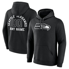 Personalized Name & Number Pullover Hoodie - Seattle Seahawks Hoodies