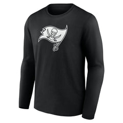 Personalized Name & Number Monochrome Long Sleeve T-Shirt - Tampa Bay Buccaneers T-shirts