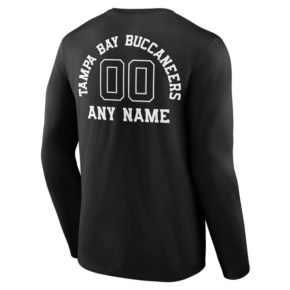 Personalized Name & Number Monochrome Long Sleeve T-Shirt - Tampa Bay Buccaneers T-shirts