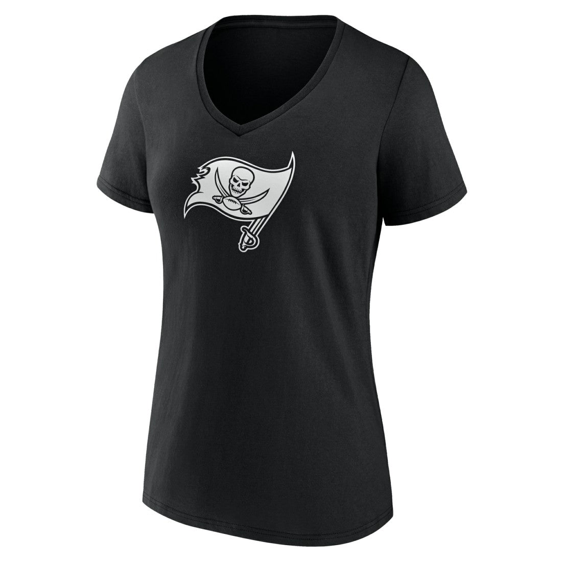 Women's Personalized Name & Number Monochrome V-Neck T-Shirt - Tampa Bay Buccaneers T-shirts