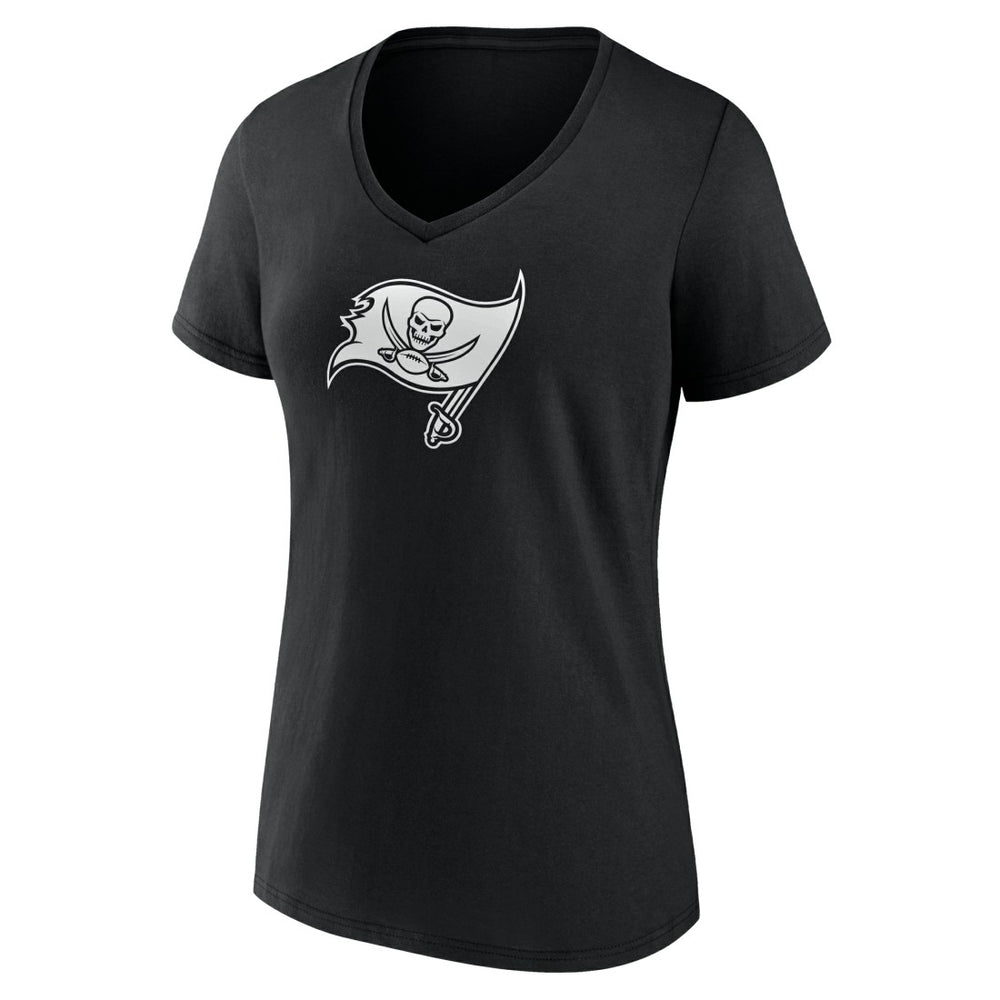 Women's Personalized Name & Number Monochrome V-Neck T-Shirt - Tampa Bay Buccaneers T-shirts