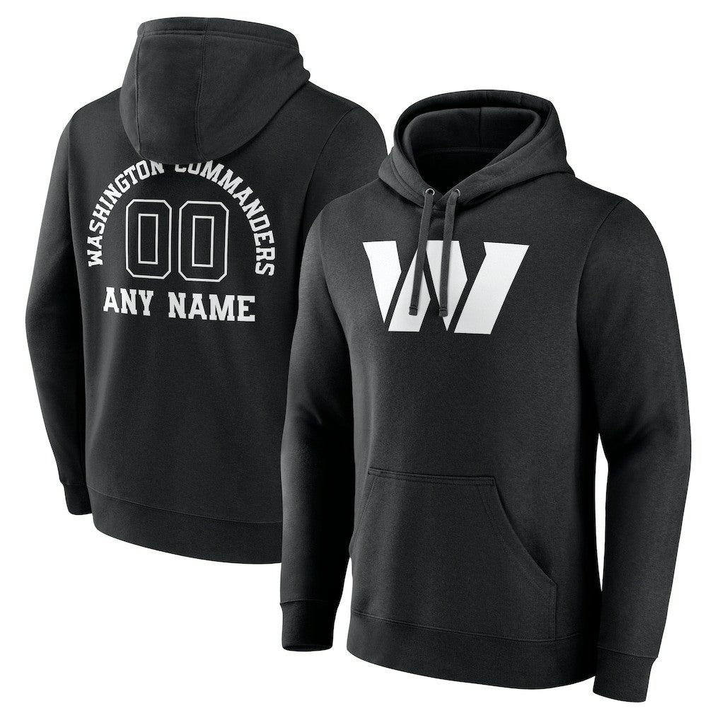 Personalized Name & Number Pullover Hoodie - Washington Commanders Hoodies
