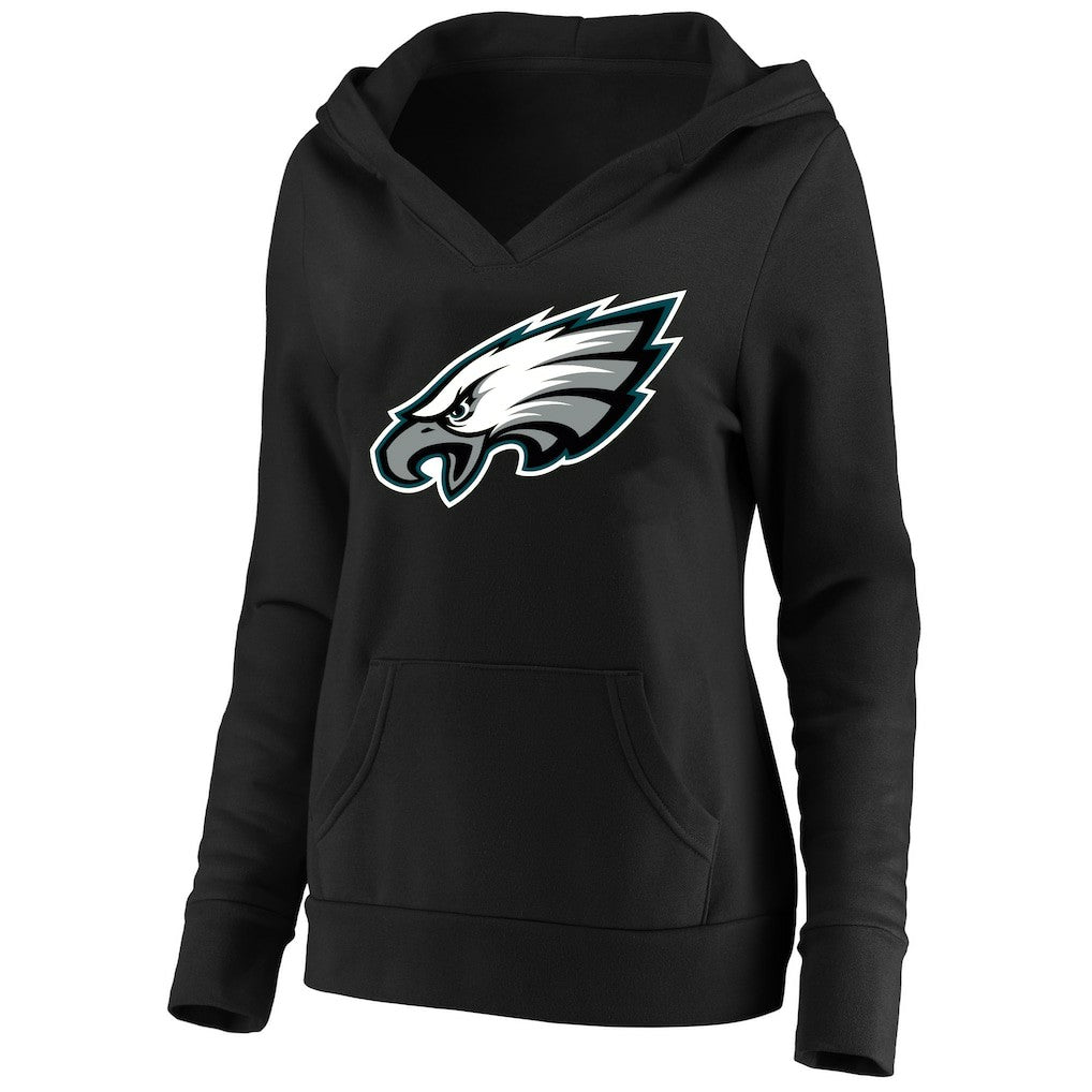 Women's Plus Size V-Neck Pullover Hoodie - Philadelphia Eagles Hoodies