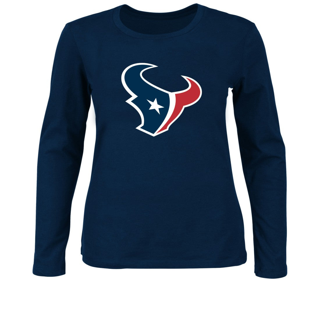 Women's Plus Size Long Sleeve T-Shirt - Houston Texans T-shirts