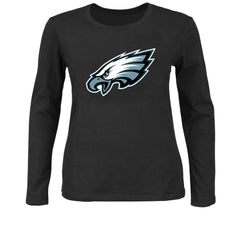 Women's Plus Size Long Sleeve T-Shirt - Philadelphia Eagles T-shirts