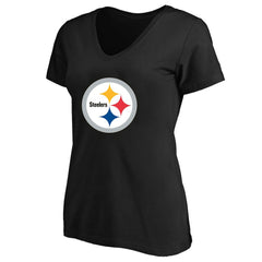 Women's Plus Size V-Neck T-Shirt - Pittsburgh Steelers T-shirts