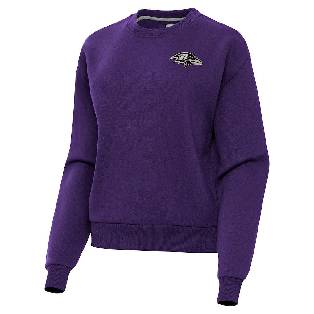 Antigua Women's Victory Pullover Sweatshirt - Baltimore Ravens Pullover