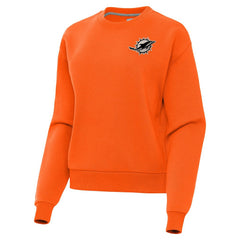 Antigua Women's Victory Pullover Sweatshirt - Miami Dolphins Pullover