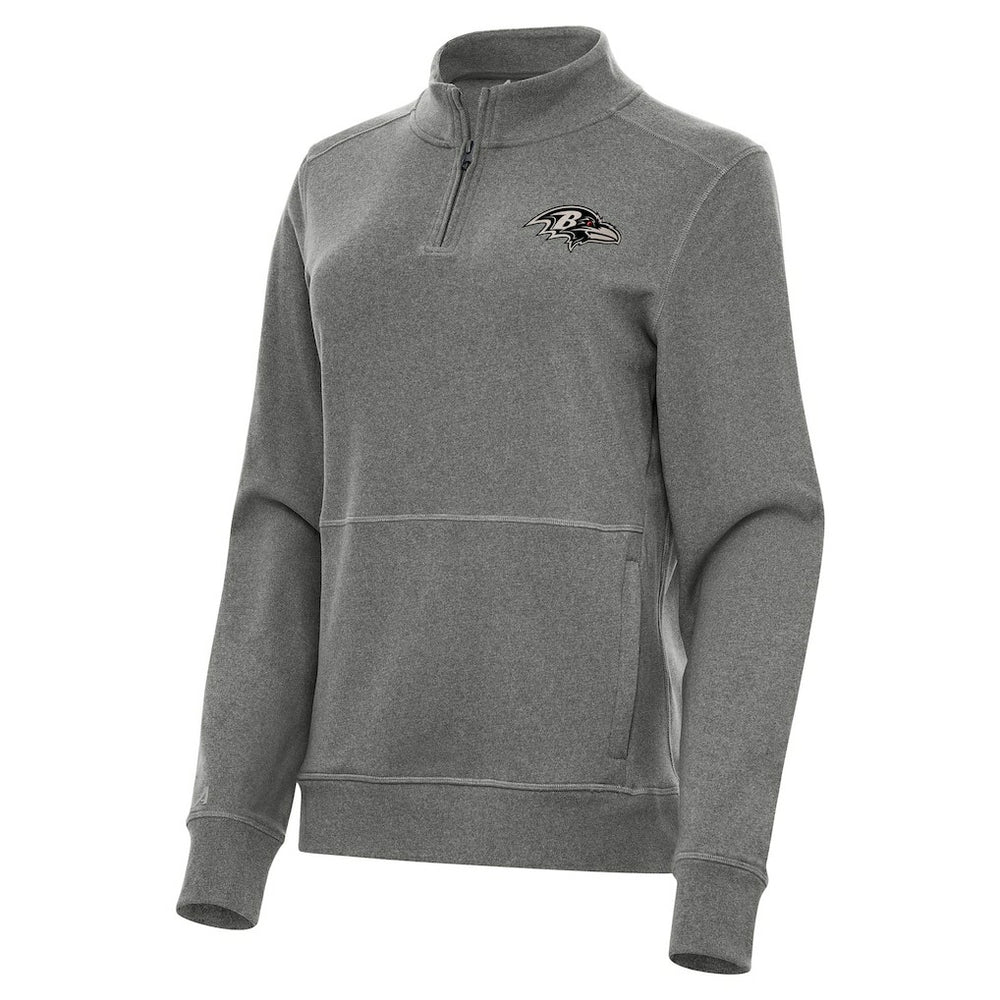 Antigua Women's Crush Quarter-Zip Top - Baltimore Ravens Tops