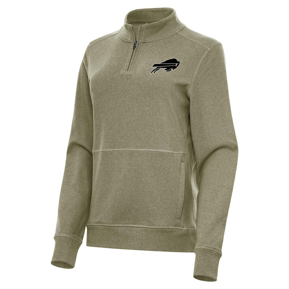 Antigua Women's Crush Quarter-Zip Top - Buffalo Bills Tops