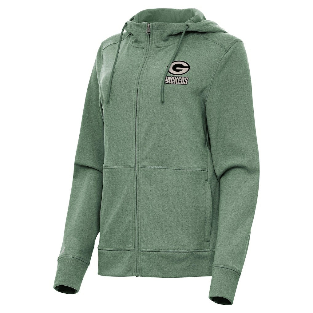 Antigua Women's Seeker Full-Zip Hoodie Jacket - Green Bay Packers Hoodies
