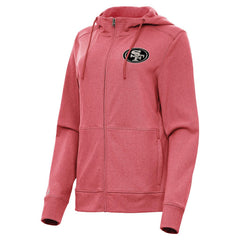 Antigua Women's Seeker Full-Zip Hoodie Jacket - San Francisco 49ers Hoodies