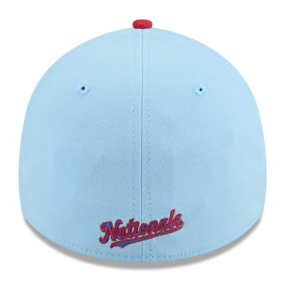 Light Blue/Red Washington Nationals New Era 2025 Fourth of July 39THIRTY Flex Hat