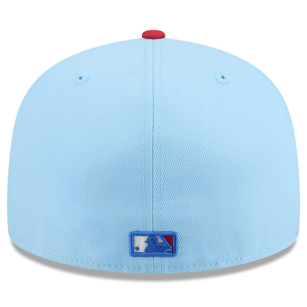 Light Blue/Red Los Angeles Angels New Era 2025 Fourth of July 59FIFTY Fitted Hat