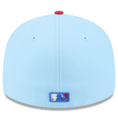 Light Blue/Red Los Angeles Angels New Era 2025 Fourth of July Low Profile 59FIFTY Fitted Hat