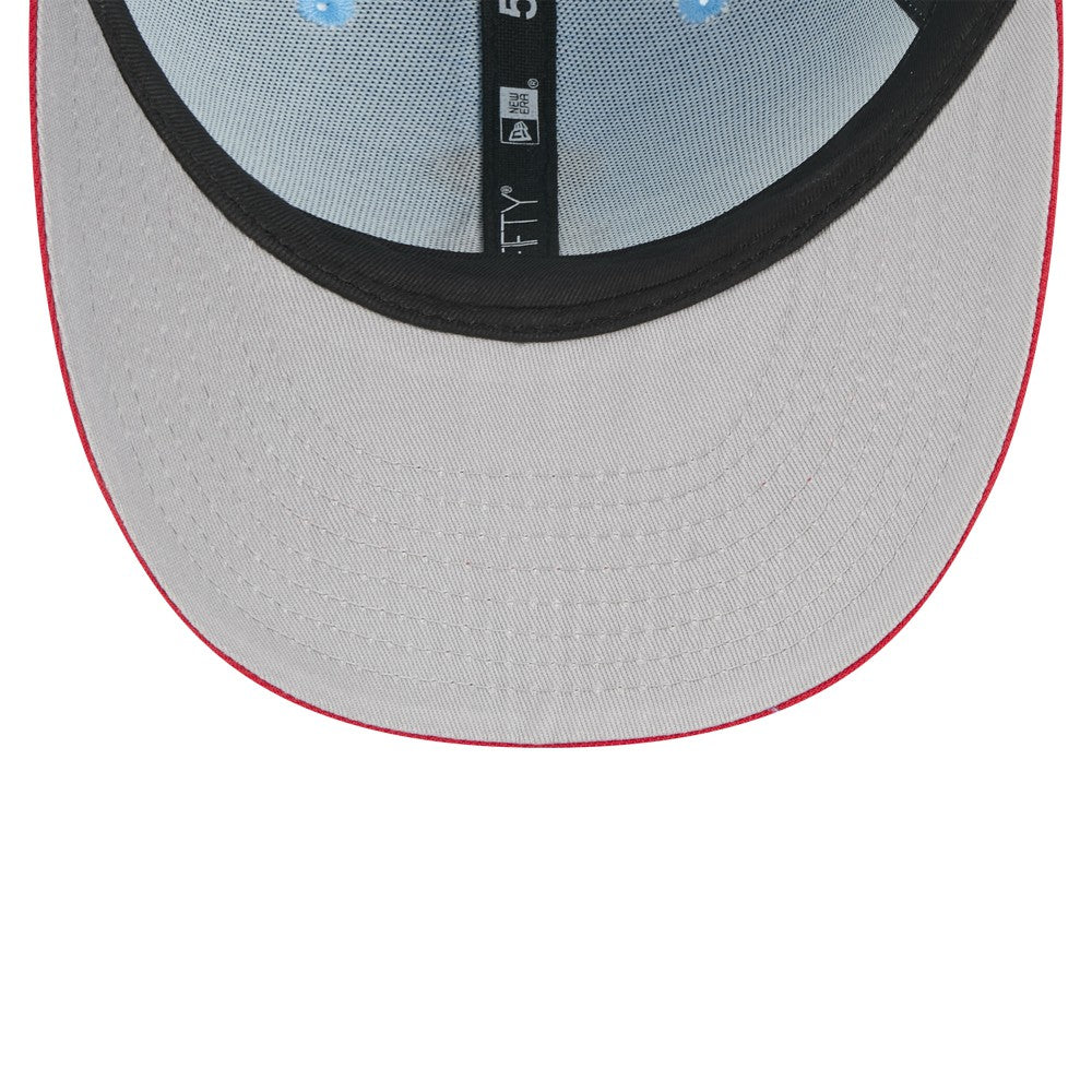 Light Blue/Red Los Angeles Angels New Era 2025 Fourth of July Low Profile 59FIFTY Fitted Hat