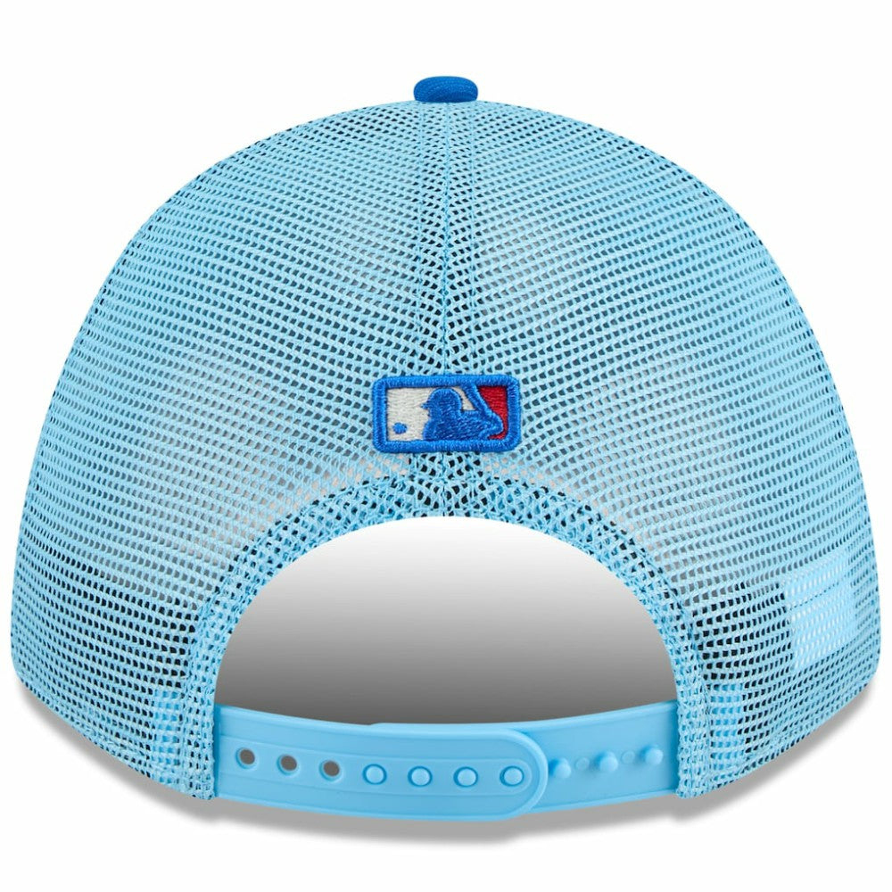 Light Blue/Blue Colorado Rockies New Era 2025 Fourth of July 9FORTY A-Frame M-Crown Adjustable Trucker Hat