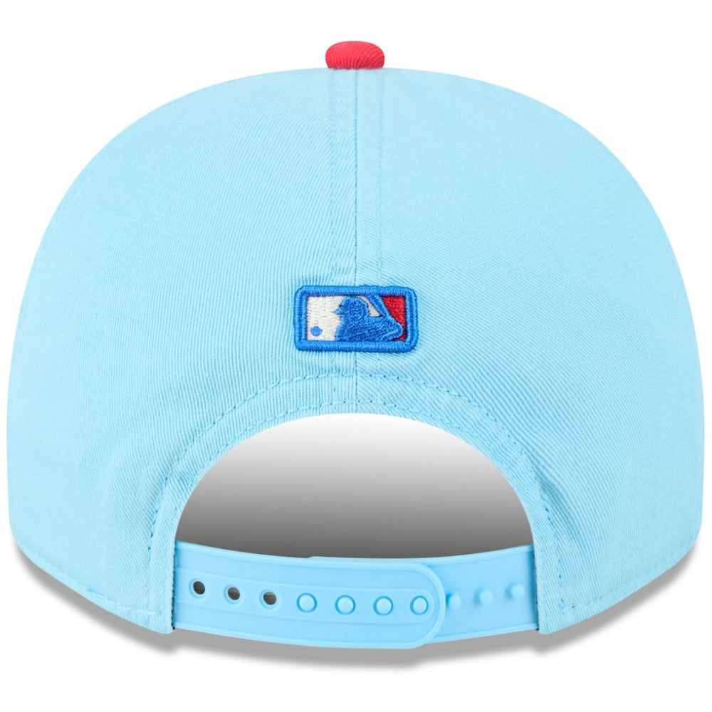 Light Blue/Red San Francisco Giants New Era 2025 Fourth of July Golfer Snapback Hat