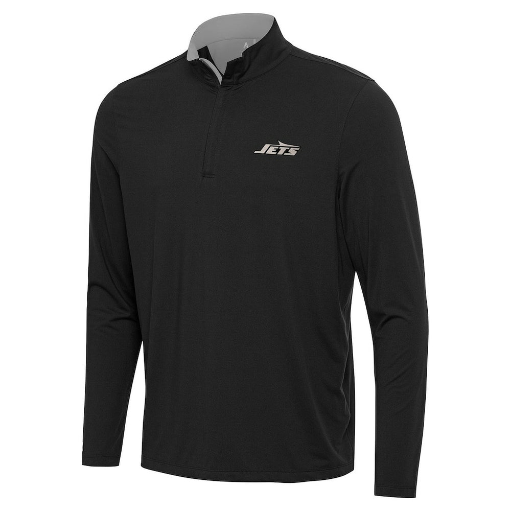 Antigua Content Quarter-Zip Pullover Top - New York Jets Pullover