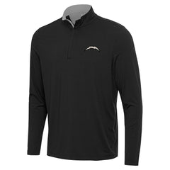 Antigua Content Quarter-Zip Pullover Top - Los Angeles Chargers Pullover