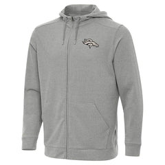 Antigua Effortless Full-Zip Hoodie Jacket - Denver Broncos Hoodies