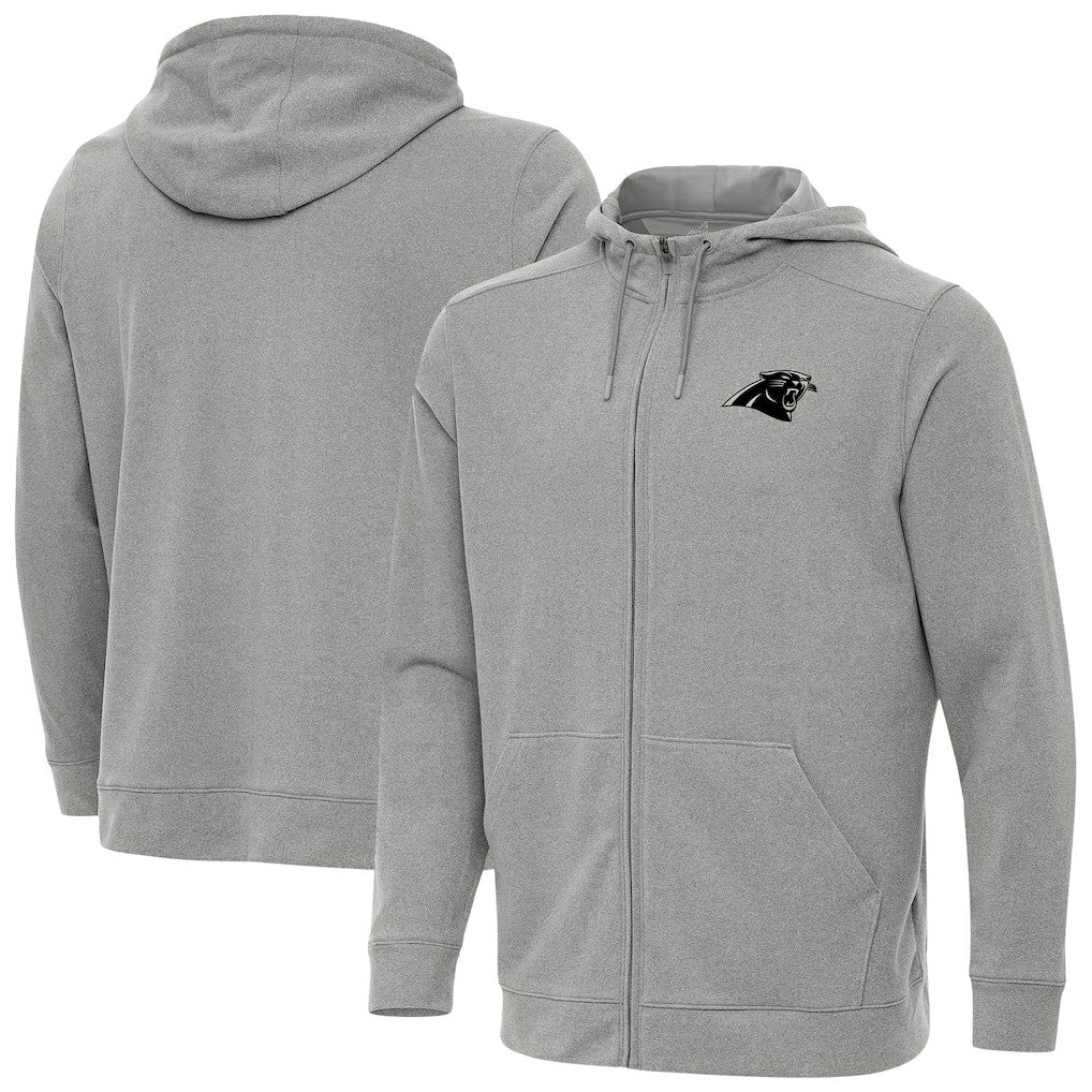 Antigua Effortless Full-Zip Hoodie Jacket - Carolina Panthers Hoodies