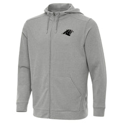 Antigua Effortless Full-Zip Hoodie Jacket - Carolina Panthers Hoodies