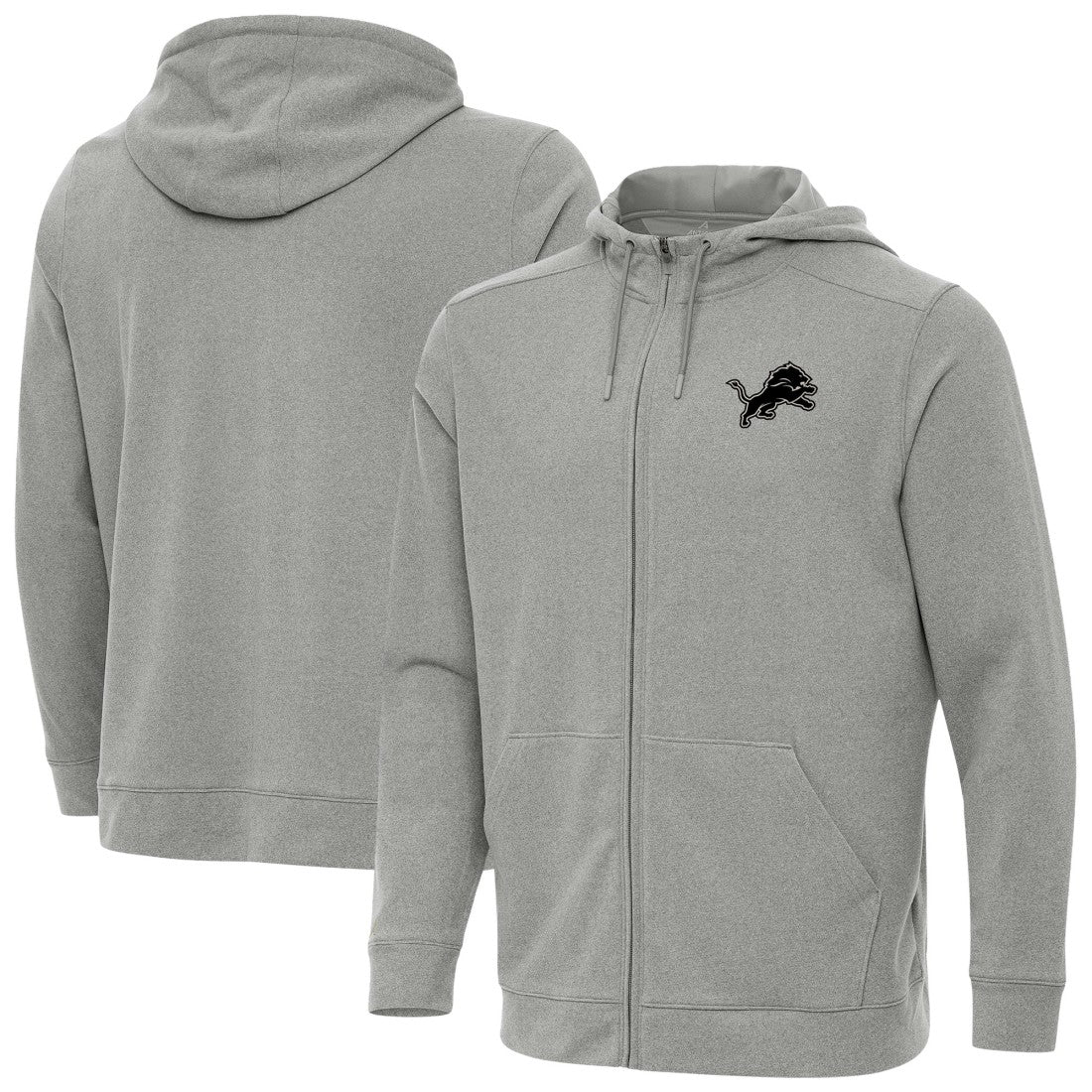 Antigua Effortless Full-Zip Hoodie Jacket - Detroit Lions Hoodies