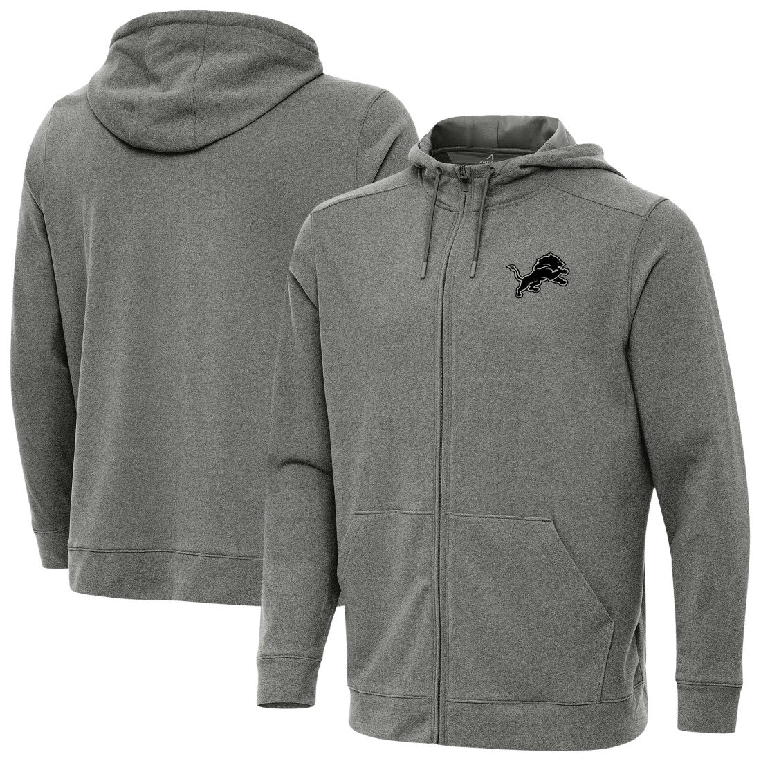 Antigua Effortless Full-Zip Hoodie Jacket - Detroit Lions Hoodies