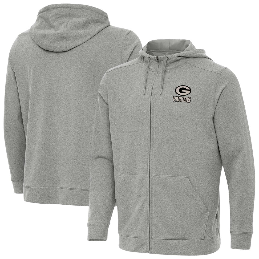 Antigua Effortless Full-Zip Hoodie Jacket - Green Bay Packers Hoodies