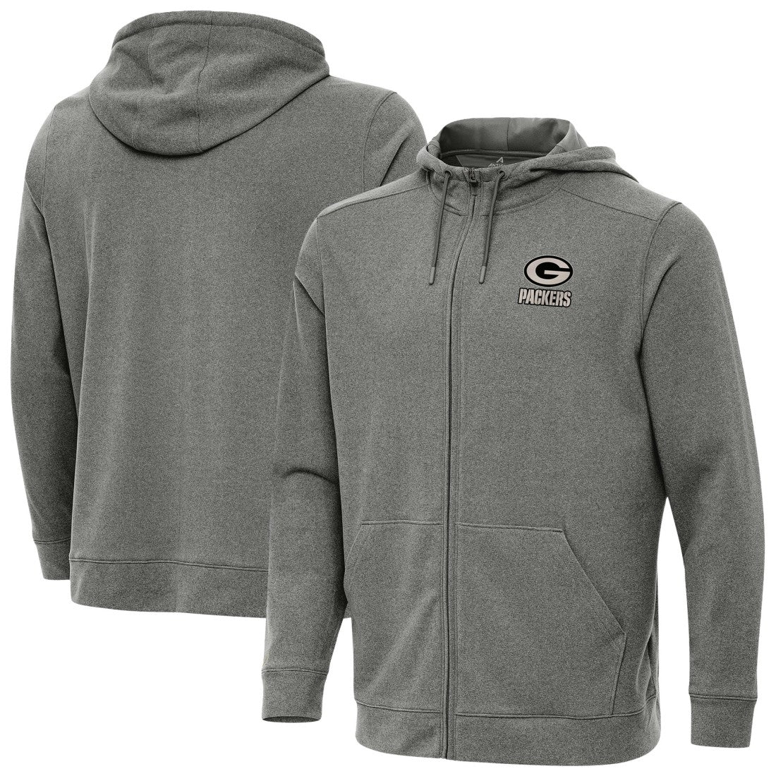 Antigua Effortless Full-Zip Hoodie Jacket - Green Bay Packers Hoodies