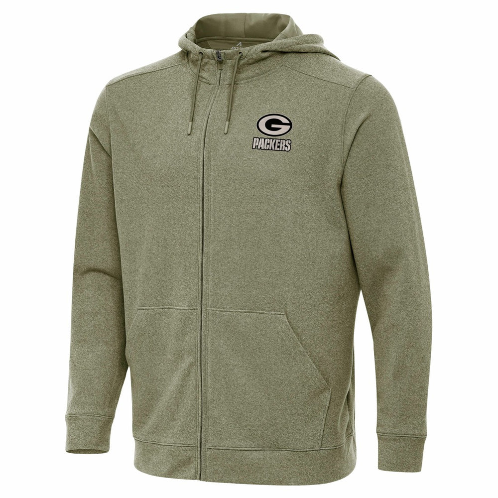 Antigua Effortless Full-Zip Hoodie Jacket - Green Bay Packers Hoodies