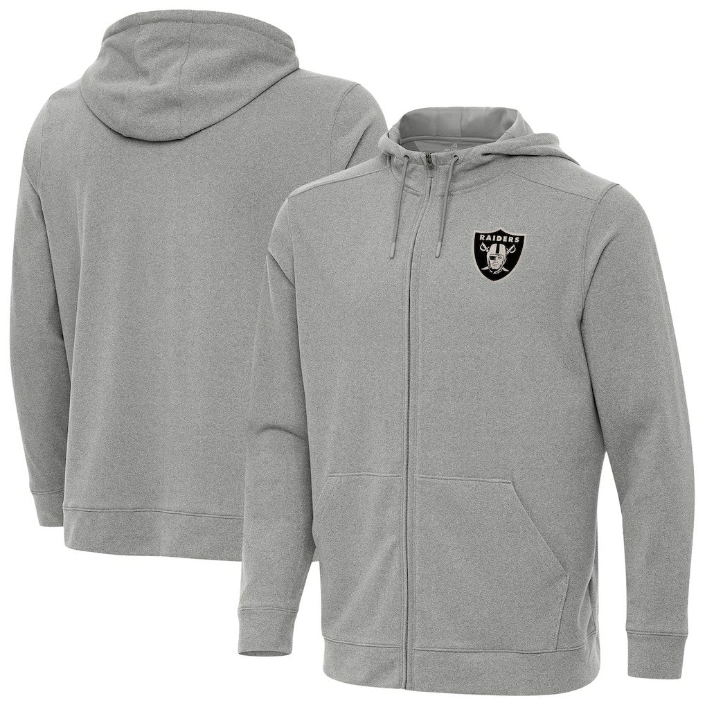 Antigua Effortless Full-Zip Hoodie Jacket - Las Vegas Raiders Hoodies