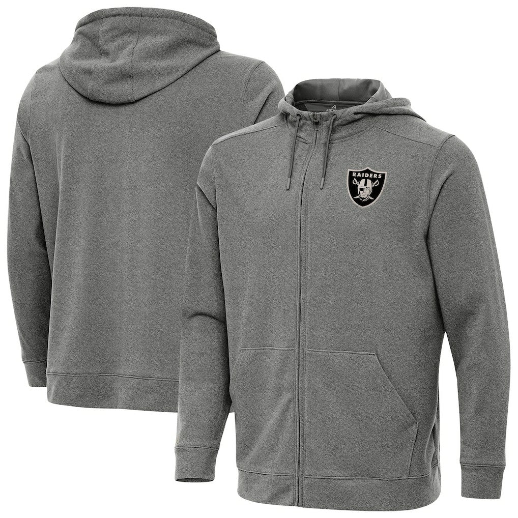 Antigua Effortless Full-Zip Hoodie Jacket - Las Vegas Raiders Hoodies