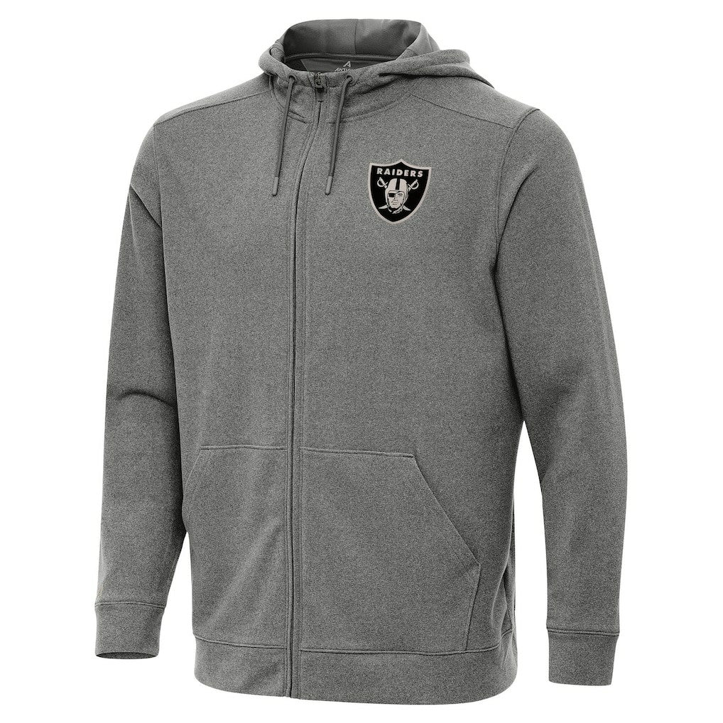 Antigua Effortless Full-Zip Hoodie Jacket - Las Vegas Raiders Hoodies
