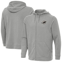 Antigua Effortless Full-Zip Hoodie Jacket - Miami Dolphins Hoodies