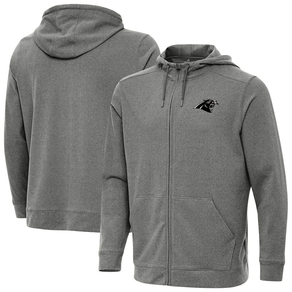 Antigua Effortless Full-Zip Hoodie Jacket - Carolina Panthers Hoodies