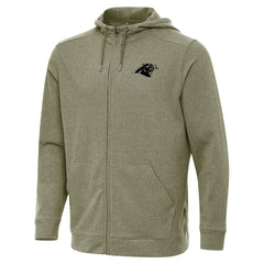 Antigua Effortless Full-Zip Hoodie Jacket - Carolina Panthers Hoodies