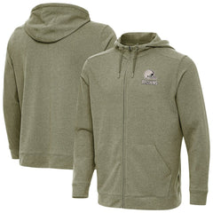 Antigua Effortless Full-Zip Hoodie Jacket - Cleveland Browns Hoodies