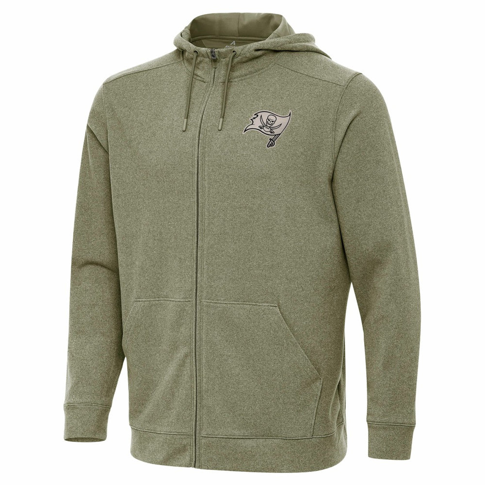 Antigua Effortless Full-Zip Hoodie Jacket - Tampa Bay Buccaneers Hoodies