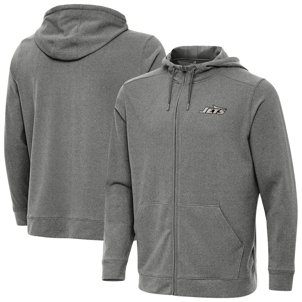 Antigua Effortless Full-Zip Hoodie Jacket - New York Jets Hoodies