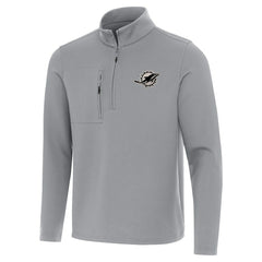 Antigua Insider Quarter-Zip Jacket - Miami Dolphins Jackets