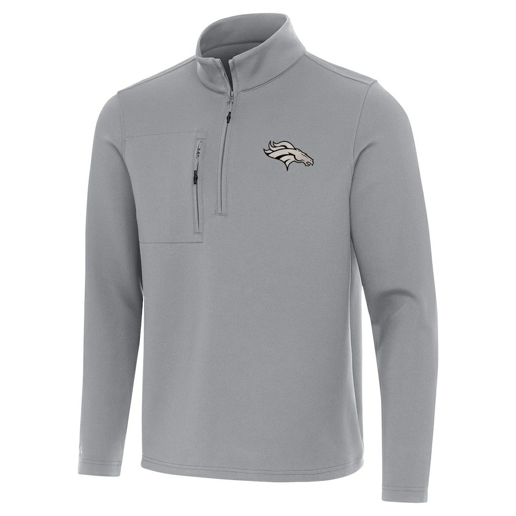 Antigua Insider Quarter-Zip Jacket - Denver Broncos Jackets