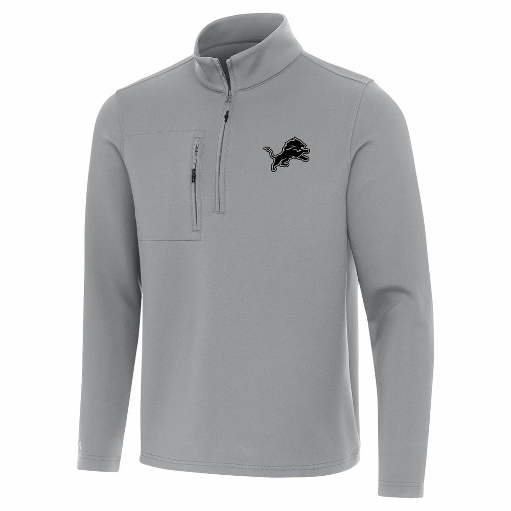 Antigua Insider Quarter-Zip Jacket - Detroit Lions Jackets