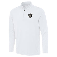 Antigua Reprocess Quarter-Zip Top - Las Vegas Raiders Tops